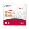 Gauze Pads - 3" x 3" [Required by OHSA]<br><font color="red">Gasas - 3" x 3"</font>